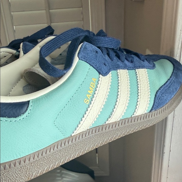 Adidas Samba OG "Haley Green" - Blue and Teal Sneakers - Picture 9 of 9